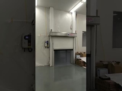 직물 pvc 롤 업 도어