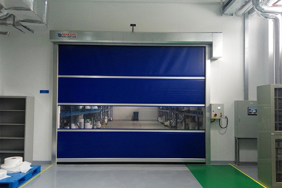 Inside Outside Full Transparent PVC Window Roll Up Door Shoulder Protection