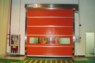 Colorful Quick Interior High Speed Shutter Door With Wind - Bar
