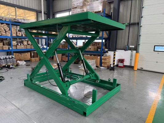 고정 수압 조절 가시 리프트 테이블 500kg 로딩 베이
